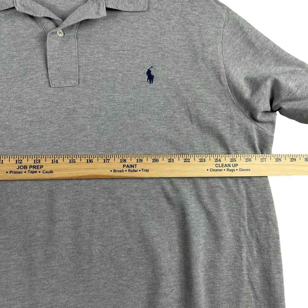 Men's Polo Ralph Lauren Grey‎ Heather Polo 3XB 0054